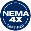 NEMA 4X Lighting Certifications Logo 